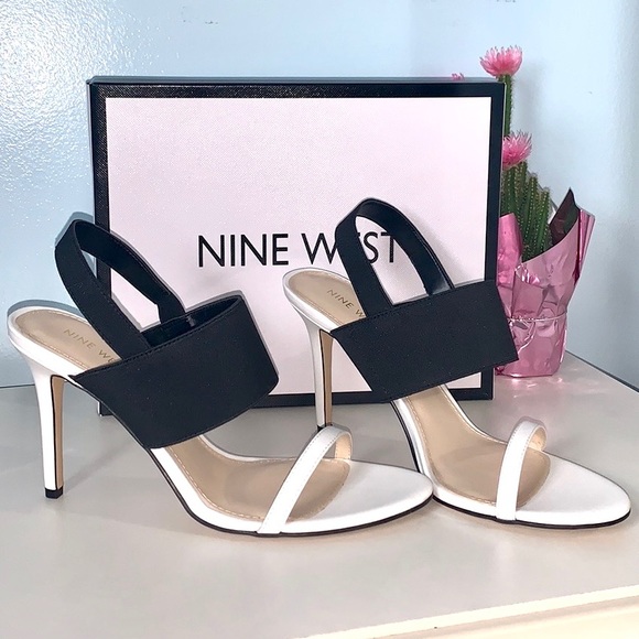 Nine West Shoes - Nine West Black and White heels Size 9.5